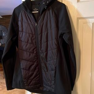 Womans yoga pants jacket black size large